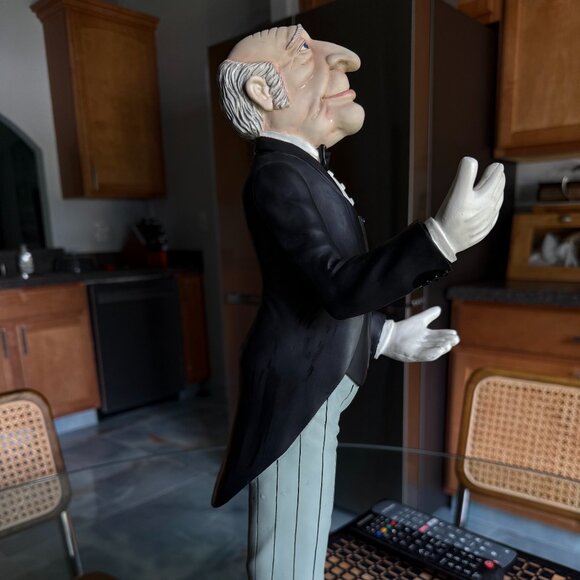 Bombay 18.5" James The Butler Wine Bottle Holder Statue Sculpture Figurine - Picture 1 of 12